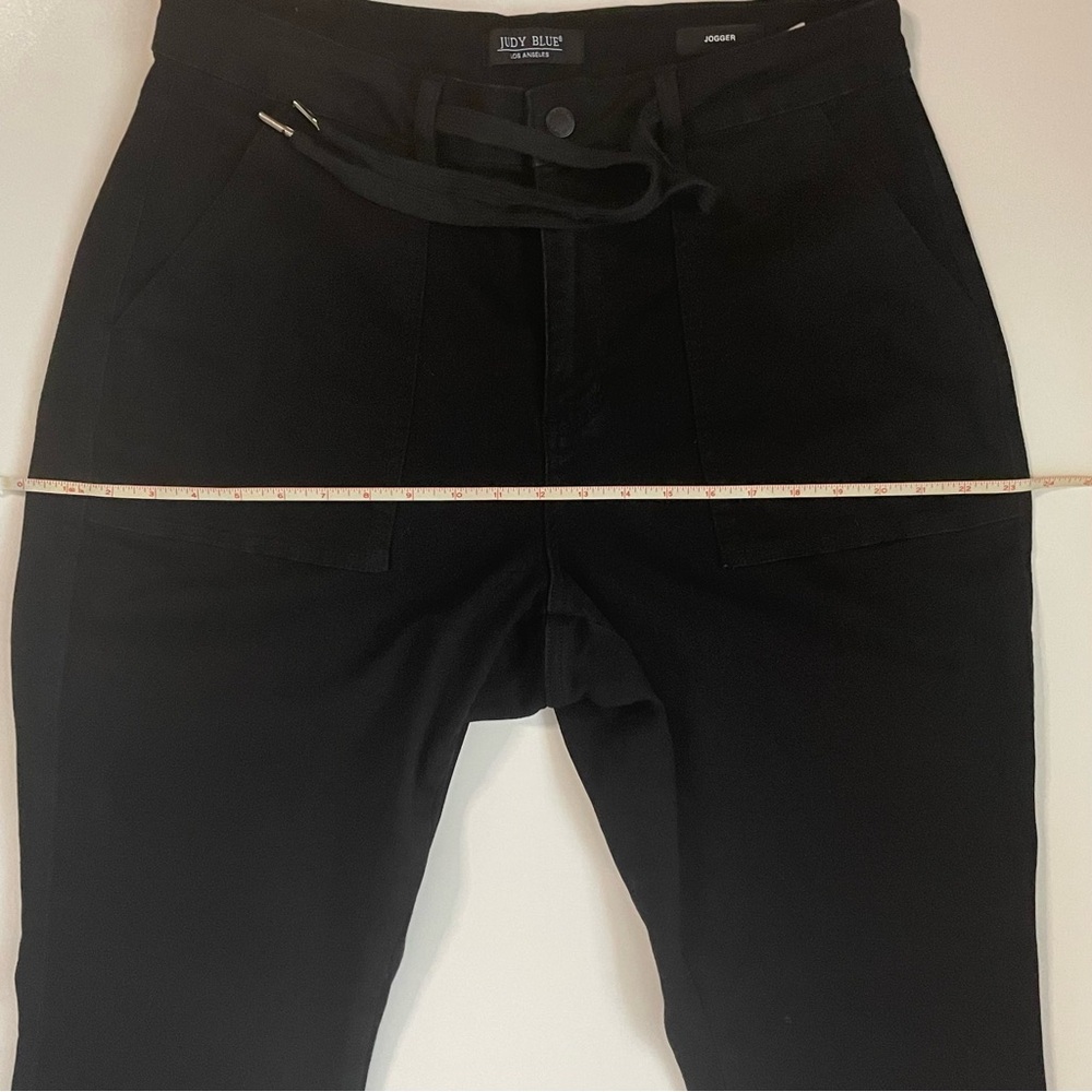 Judy Blue Women's High Waist Black Jogger Jeans Stretch Denim Size 14W - Picture 14 of 16